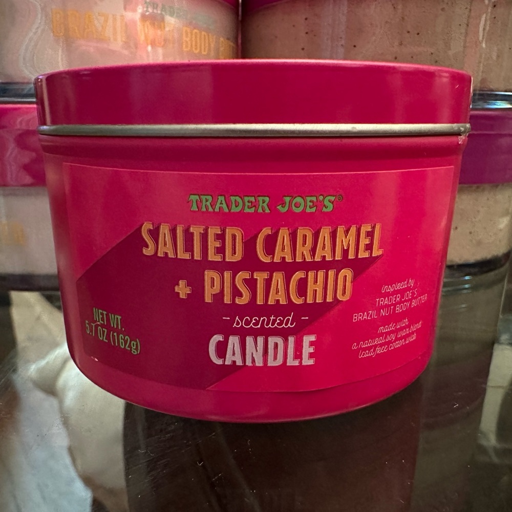 Salted Caramel and Pistachio Candle